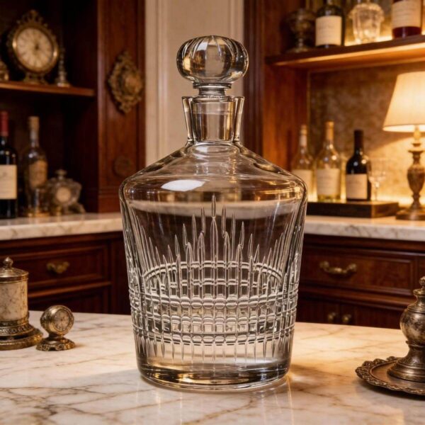 Штоф Fabergé Crown для виски круглый