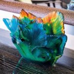 Ваза Daum Fleur de Paon